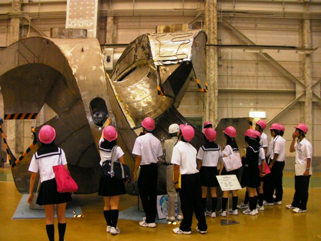 「核融合」プラズマ真空容器の実物大模型